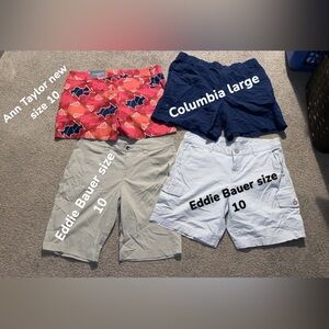 Eddie Bauer and Columbia Shorts and Ann Taylor